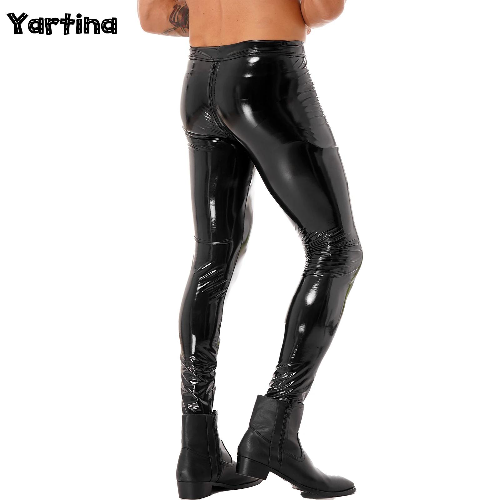 Motorcycle Gear Mens - Pantaloni da uomo con cerniera bidirezionale