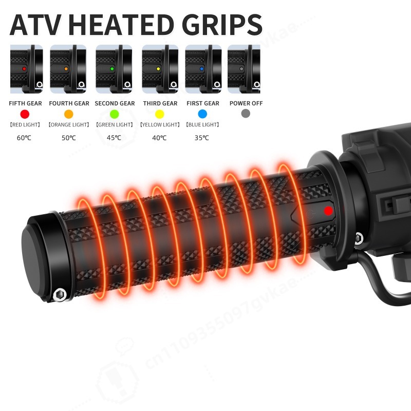 Handlebar Grip Heated - Impugnature Riscaldate A3 per ATV, 4a