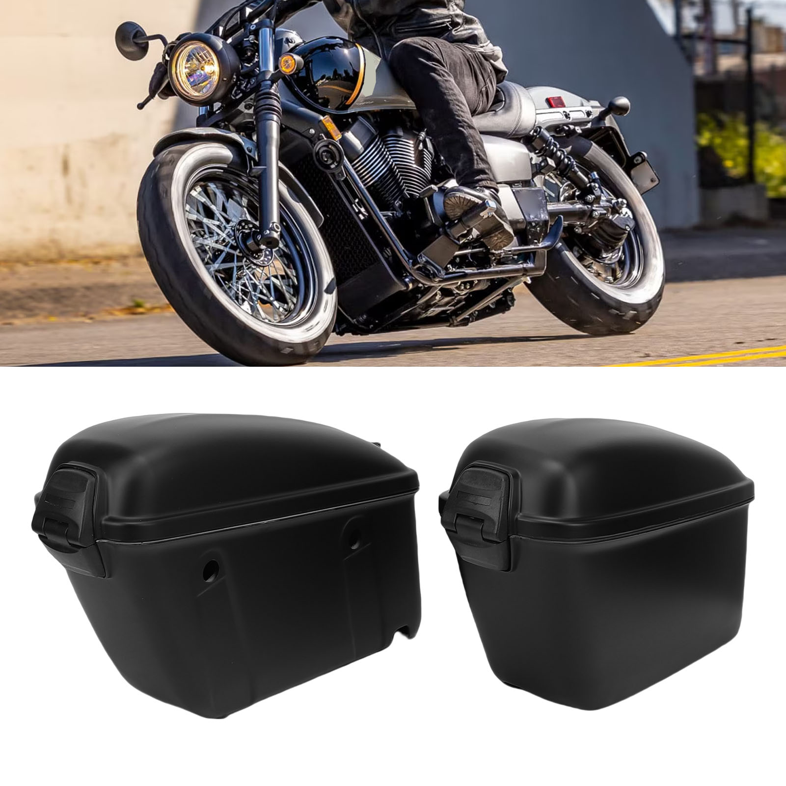 Motorcycle Gear Backpack - Borse Laterali Rigide per Moto da